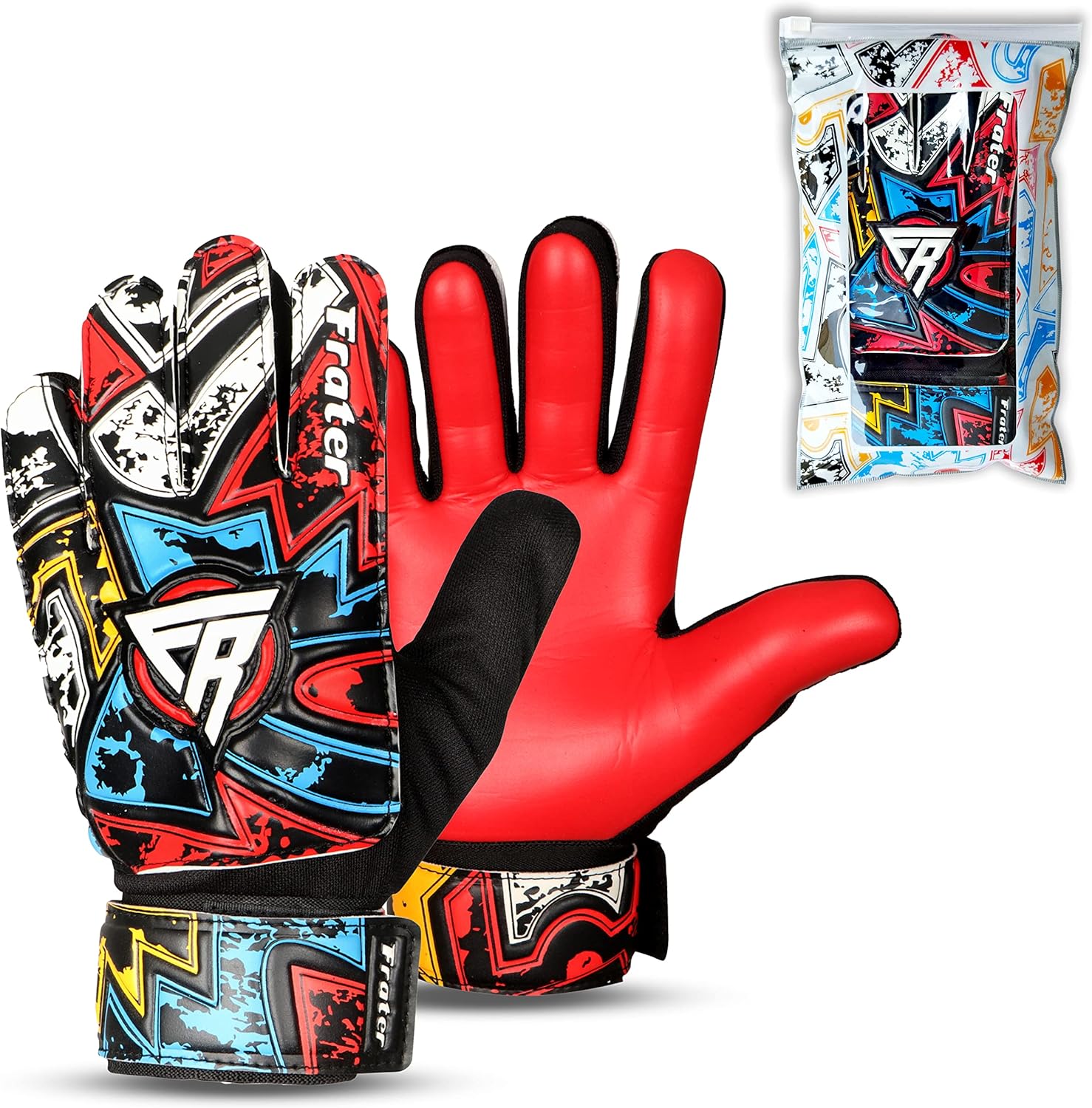 Buy Beingfit Goalie Gloves with 4mm Latex Finger Spine Protection with