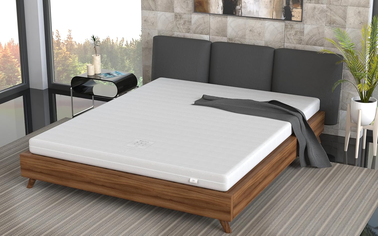 BSS BEDDING Berlin K14 Orthopaedic 7Zone Mattress 140 x 200 cm, Cold