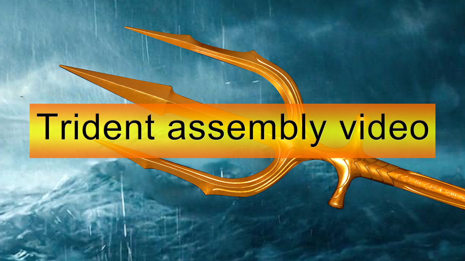 Amazon.com: ZKBWFLA Metal Trident Sword, Available for Collection