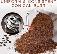 Vista 3 de Coffee Grinder Electric, Conical Burr Coffee Bean Grinder with 30 Grind Settings