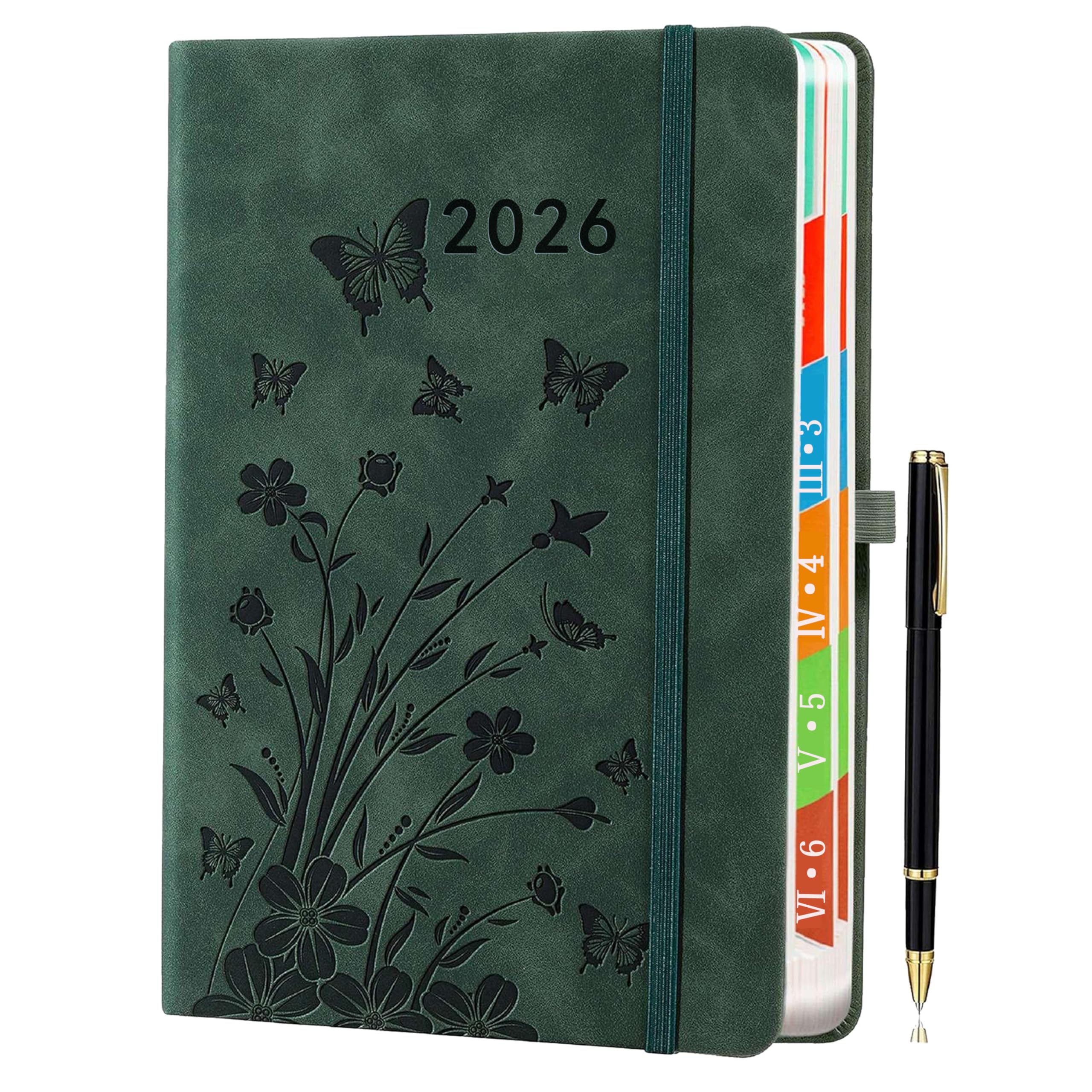 Agenda Couverture Rigide Bleu Paon Agenda 2026 Jour Par Page A5 - Couverture Bleu Paon, Onglets Mensuels, Porte-stylo élastique - 382 Pages Papier 100g/m² Agenda Avec Porte-stylo élastique Agenda Couverture Rigide Bleu Paon Agenda 2026 Jour Par Page A5 - Couverture Bleu Paon, Onglets Mensuels, Porte-stylo élastique - 382 Pages Papier 100g/m² Agenda Avec Porte-stylo élastique