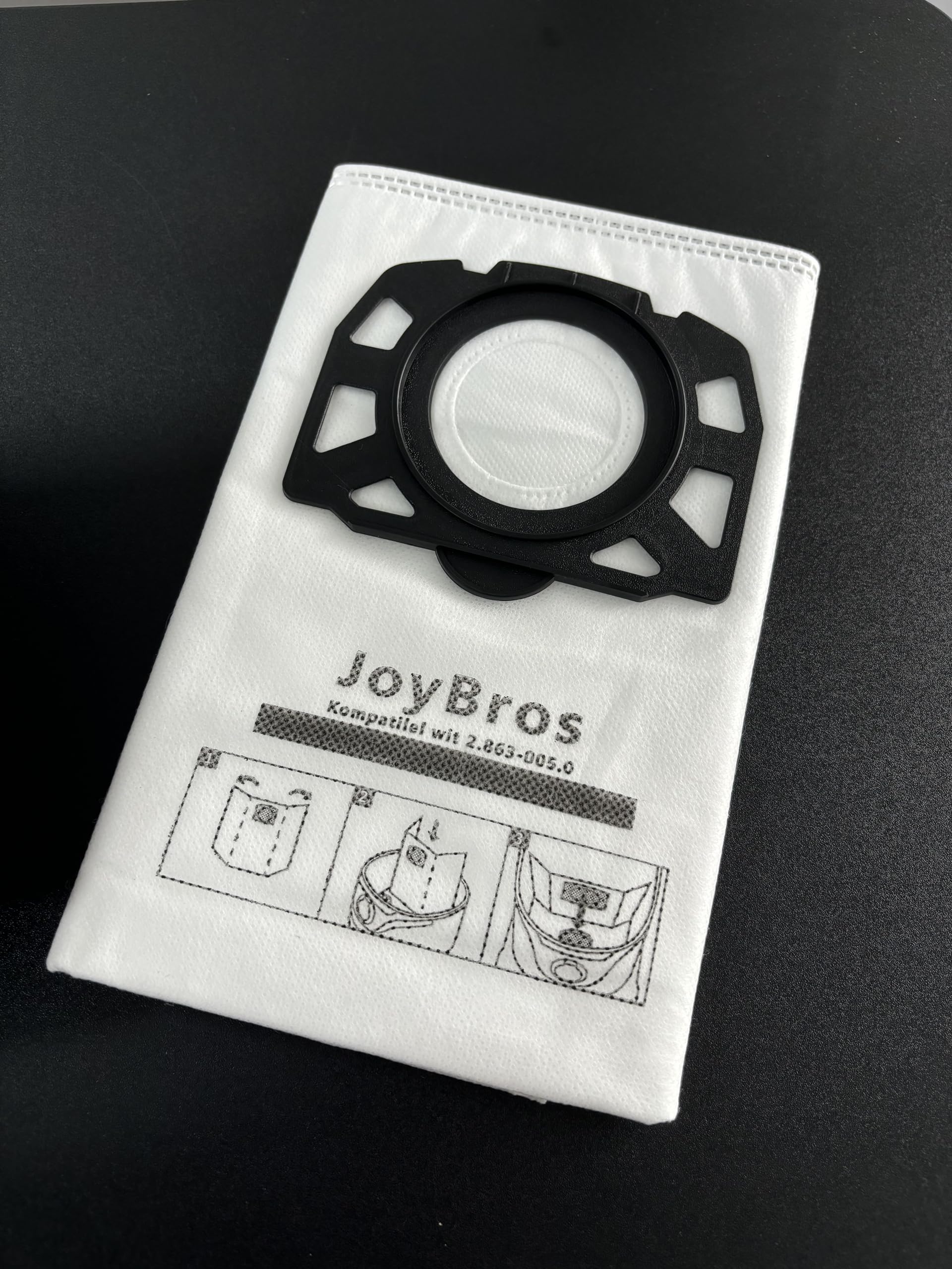 Lot De 12 Sacs D'aspirateur Pour Karcher WD4 WD5 WD6 WD5P WD6P MV4 MV5 MV6, KFI 487 357, SE 4002, Pièce De Rechange : 2.863-314.0 Sacs D'aspirateur Humides Et Secs Pour Karcher