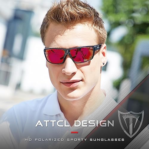 Miniatura 2 de ATTCL Gafas de sol deportivas polarizadas para hombre Ciclismo, conducción, pesca 100% protección UV