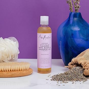 Amazon.com : SheaMoisture Bath, Body and Massage Oil Lavender Wild