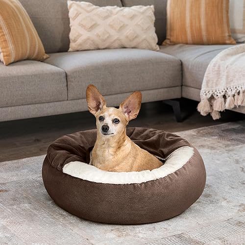 Miniatura 6 de Best Friends by Sheri - Cozy cuddler Cama acogedora, cama de lujo para perros y gatos, con cobija para mayor calidez y seguridad, ofrece apoyo para