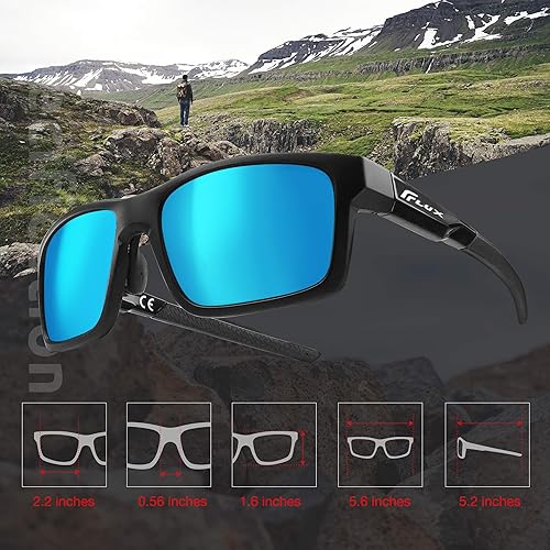 Miniatura 7 de Flux Verano - Gafas de sol deportivas polarizadas para hombres y mujeres, protección UV400, estilos de vida activos