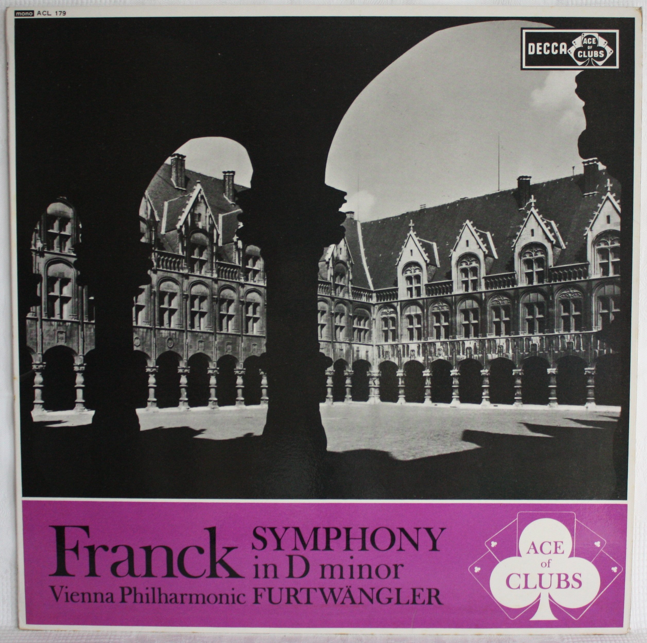 Decca Ace of Clubs - ACL 179: Franck - Symphony in D minor: Wilhelm Furtwangler: Vienna Philharmonic Orchestra: Vinyl LP