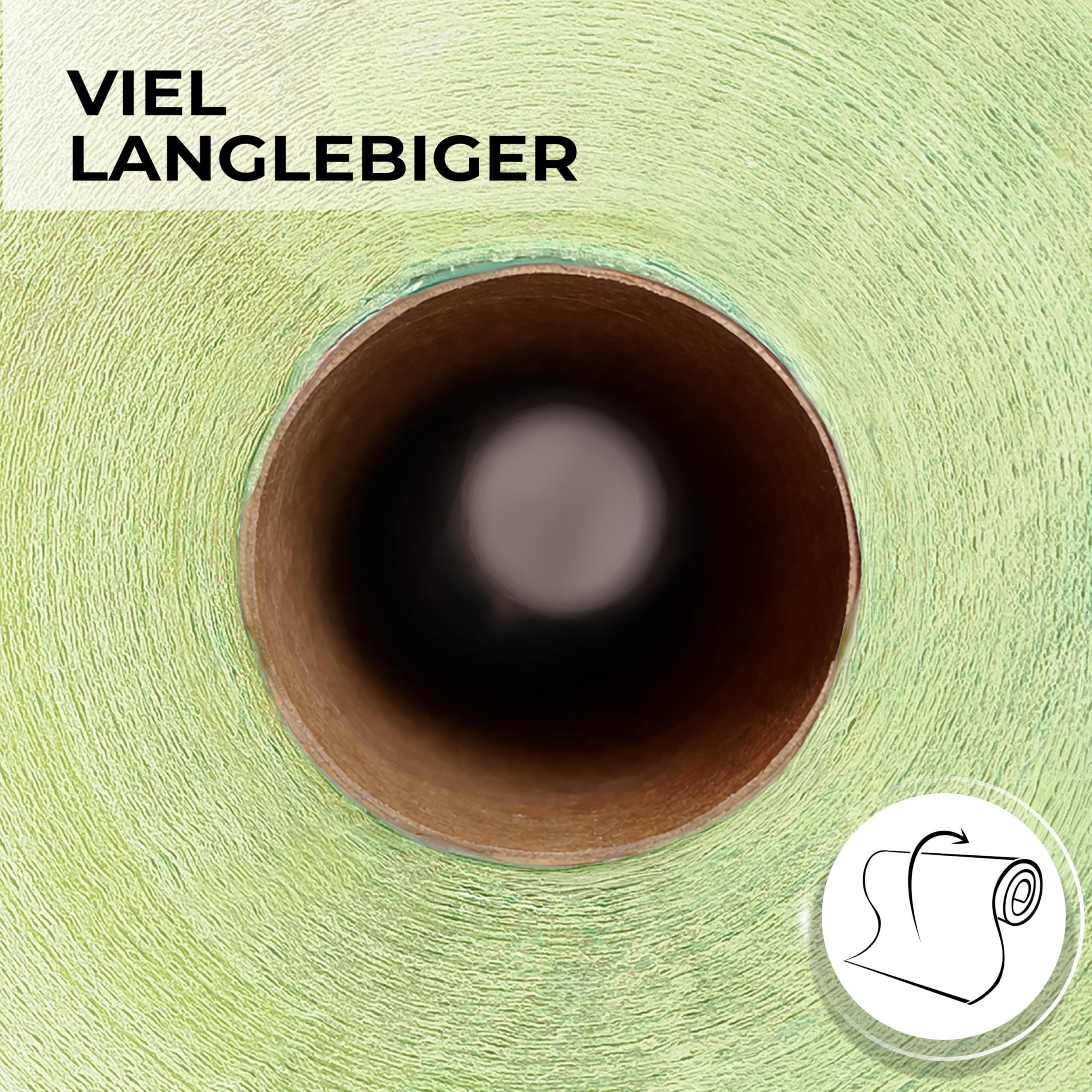 Ärztekrepp 1-lagig (59 cm x 70 m) 6 Papierrollen Grüne Farbe | Liegenabdeckung – Ärztekrepp