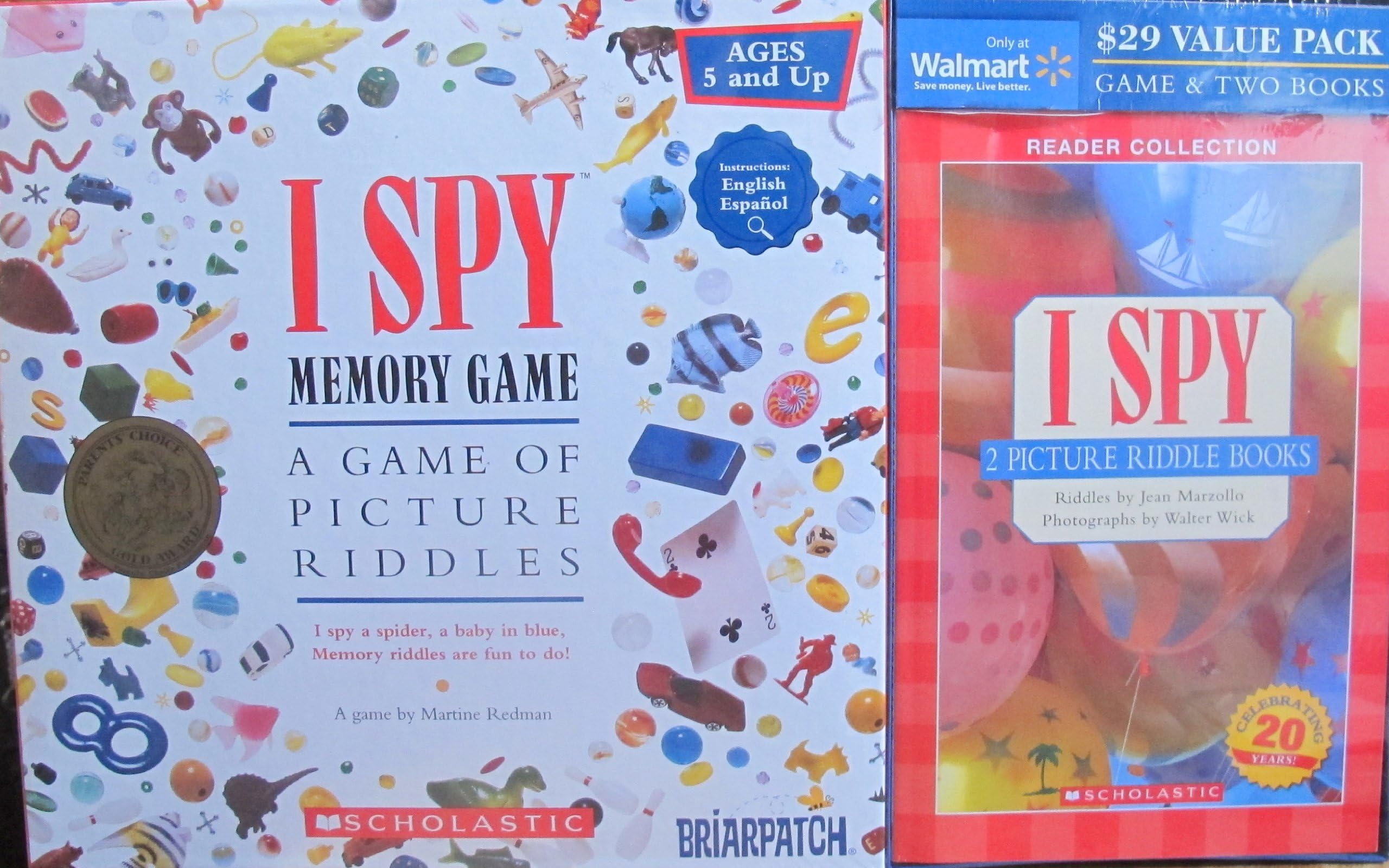 I Spy Memory Game Bonus 2 I Spy Picture Riddle Books by Briarpatch, Thomas