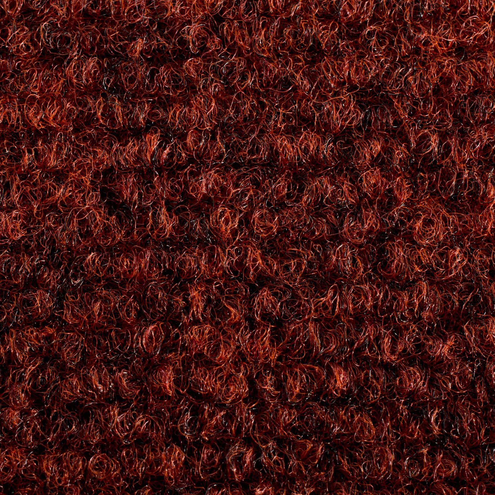 Leipzig - Tappetini per gradini semicircolari, antiscivolo e autoadesivi, per scale, per interni, in 5 colori, (rosso)