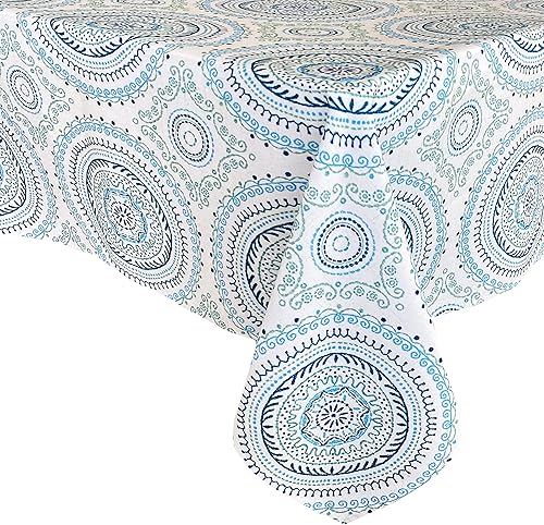 Miniatura 6 de Newbridge - Manteles de tela resistentes a la suciedad para interiores y exteriores con estampado contemporáneo