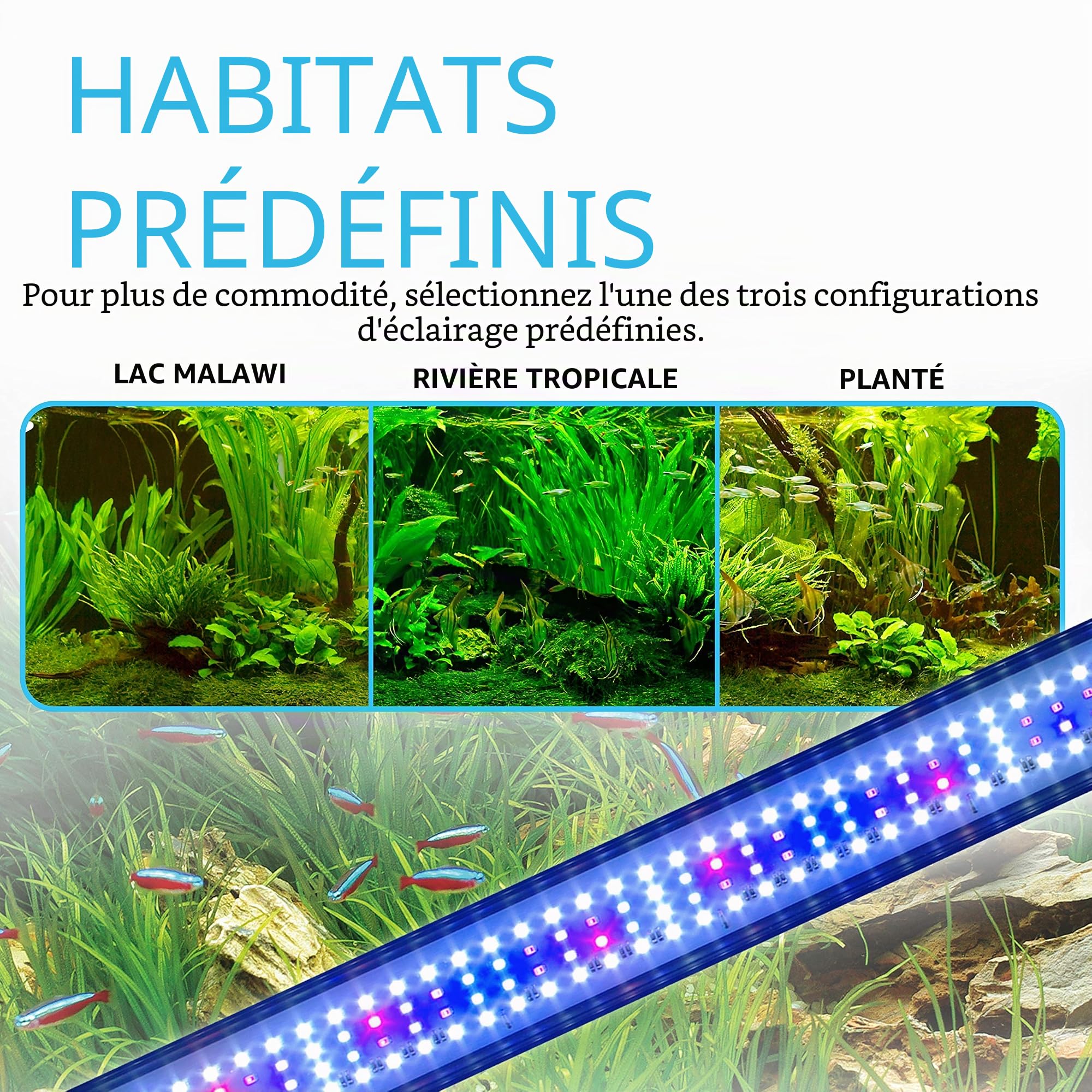 FLUVAL Plant Éclairage pour Aquariophilie 3.0 LED 32 W 61-85 cm