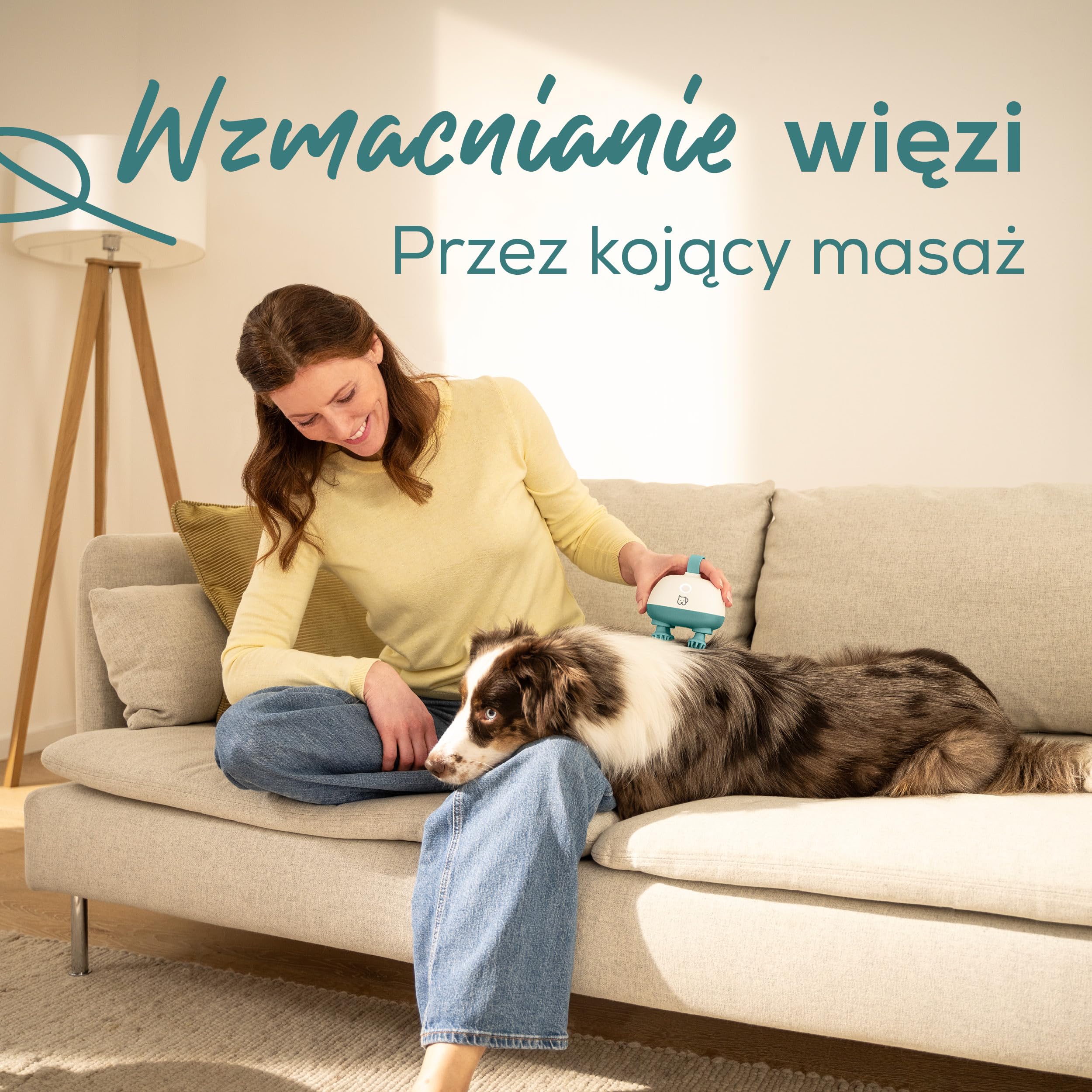 Beurer Love Your Pet Aparat do masażu Buddy dla psów i kotów, relaksujący masaż głowy i ciała dla zwierząt domowych, masaż przeciwstresowy, wyjątkowo cichy, silikonowe nasadki masujące, z akumulatorem