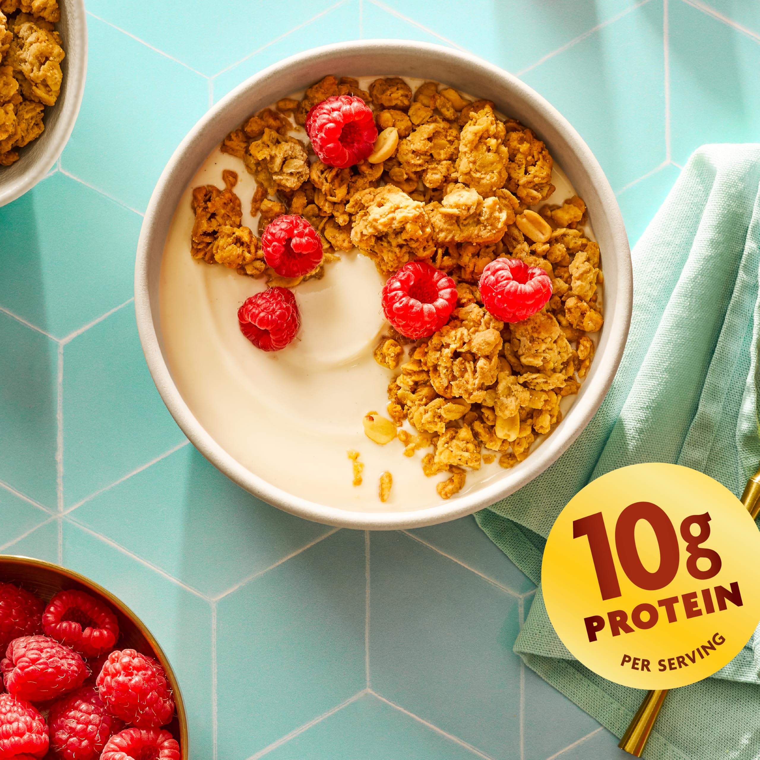 Nature's Path Love Crunch Proteína Proteína Mantequilla de maní Granola, 11 onzas