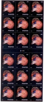 USPS Forever Stamps Star Spangled Banner ATM Sheet of 18