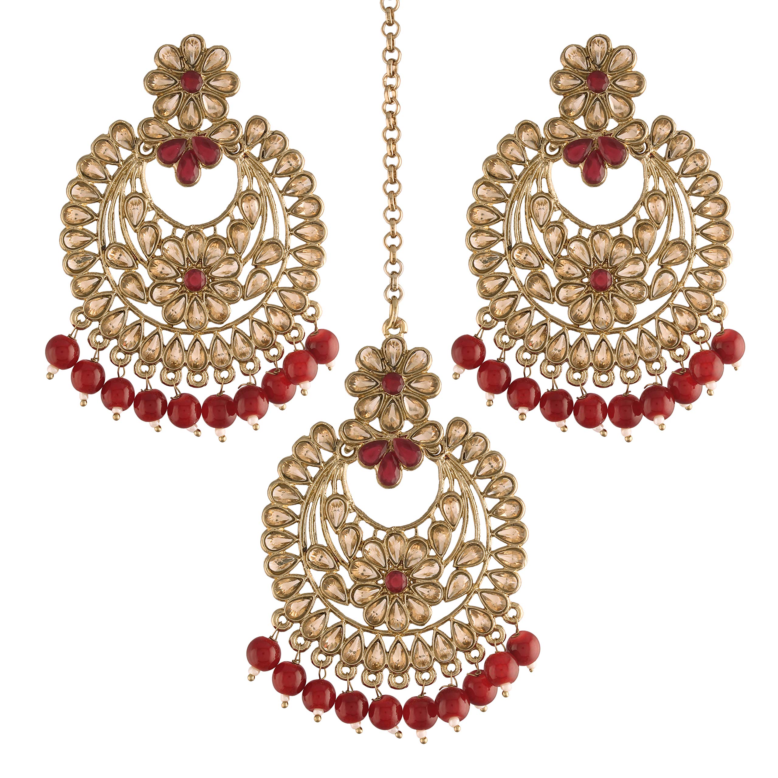 See full amazon price history chart for I Jewels Traditional Kundan & Pearl Chandbali Earrings with Maang Tikka Set for Women/Girls (TE2800FLM) I Jewels Traditional Kundan & Pearl Chandbali Earrings with Maang Tikka Set for Women/Girls (TE2800FLM) (B08JJ7W7WG) Amazon Price History, Amazon Price Tracker