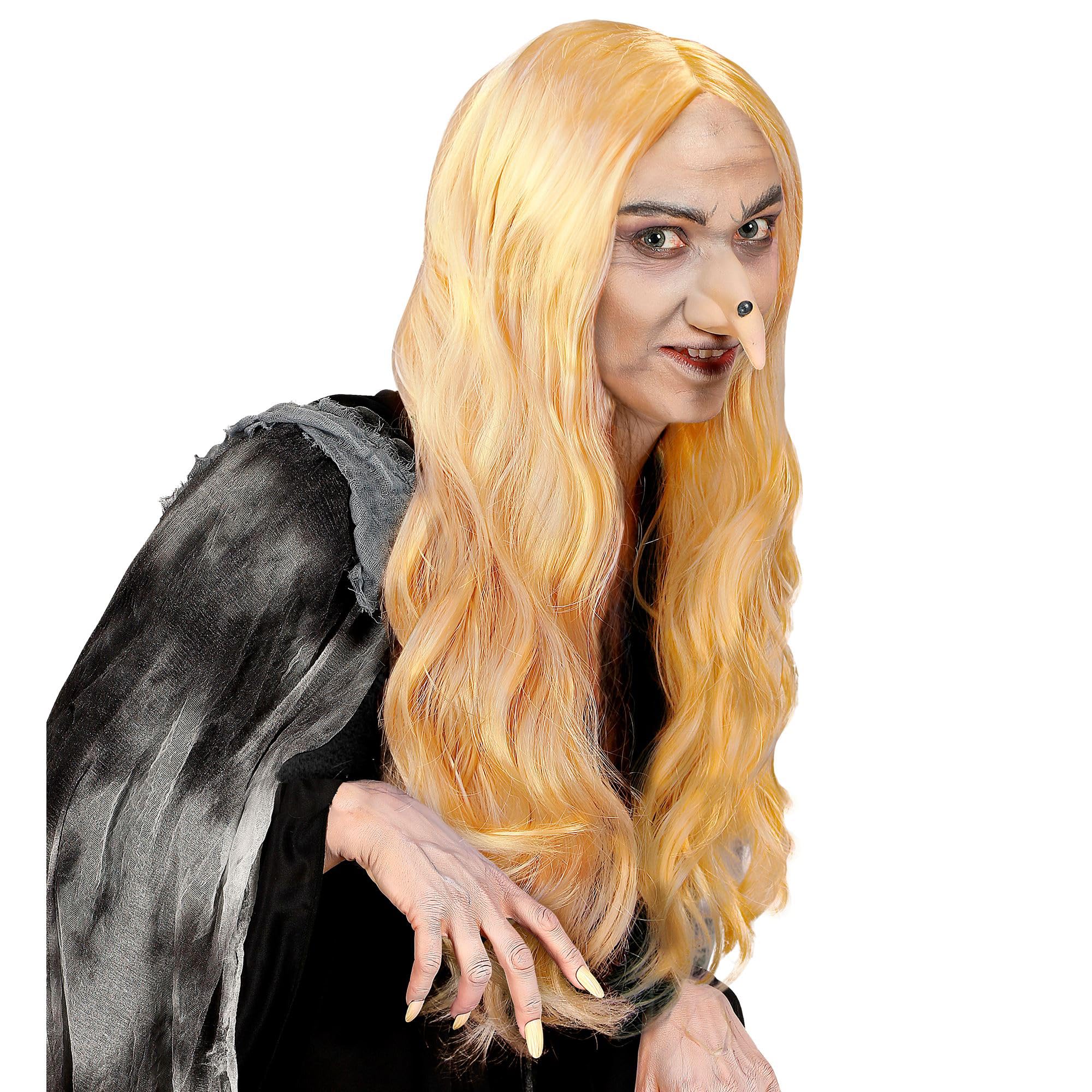 Ladies Witch Morgana Blonde Wig for Hair Accessory Fancy Dress