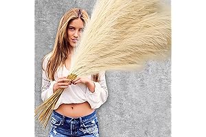 8 Pcs Artificial Pampas Grass 44'' Tall for Home Decor