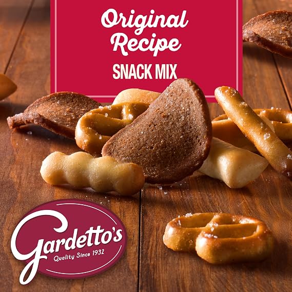 Gardetto's Snack Party Mix, Original Recipe, Single Serve Bags, 42 Ct