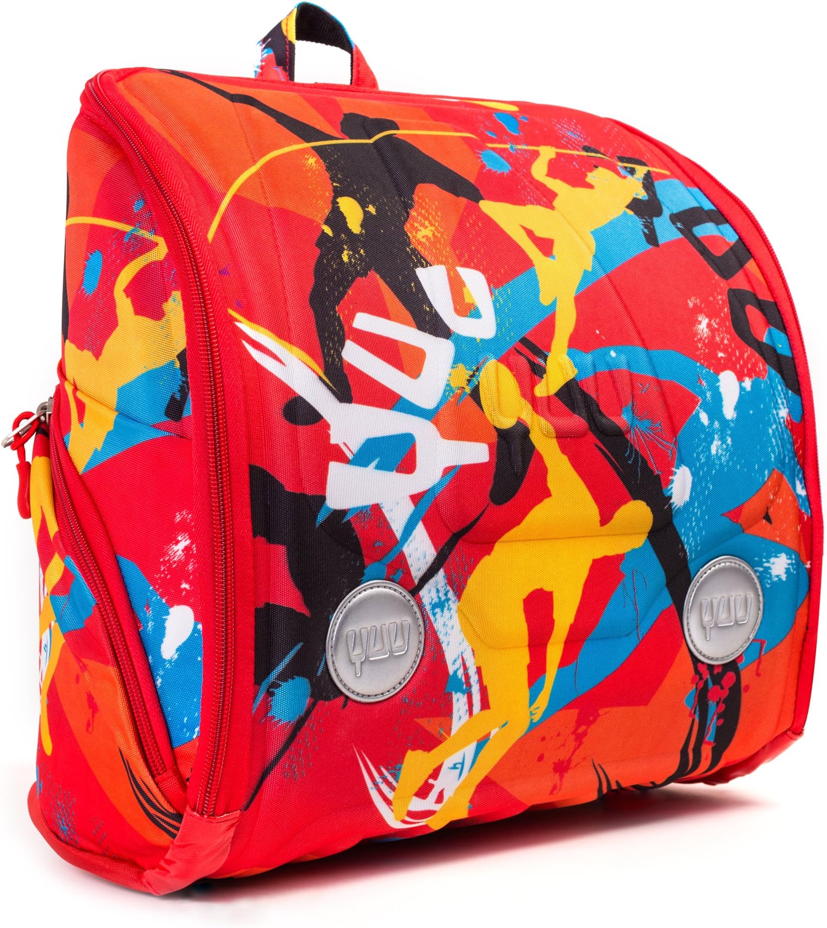 Ergonomic fun backpack YUU bag JUUMP Orange with activity fun pack-for travel,school and outdoors-YUUbag