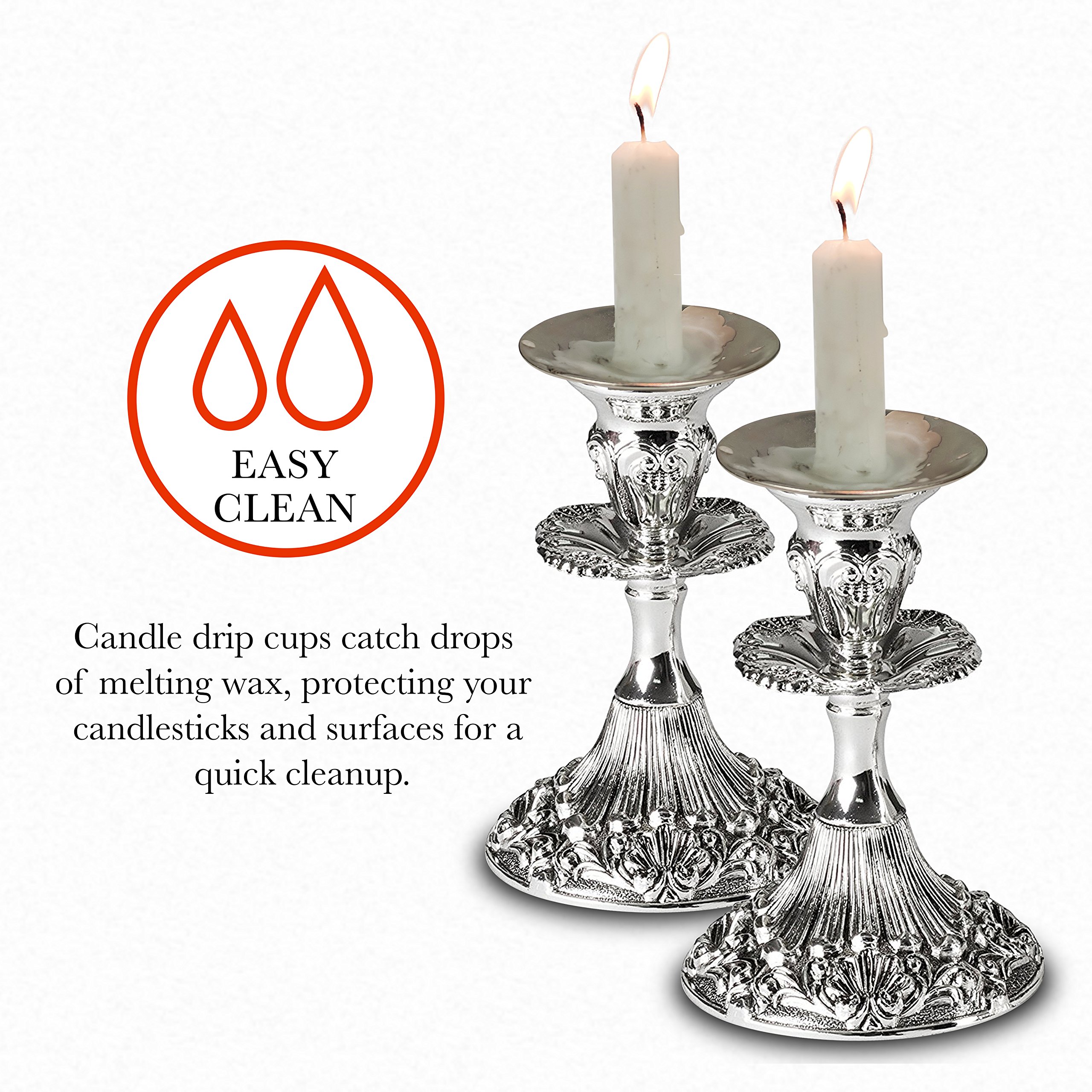 Amazon.com: Hyoola Candle Drip Protectors Reusable Metal