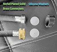 Vista 2 de Atlantic Manguera corta de remojo de 2 pies x 1/2 pulgadas, mangueras de agua para riego de cimientos, camas de jardín, jardín, césped y plantas