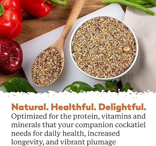 Miniatura 7 de Dr. Harvey's Mezcla de cacatúa colosal, comida diaria totalmente natural para cacatúas (4 libras)