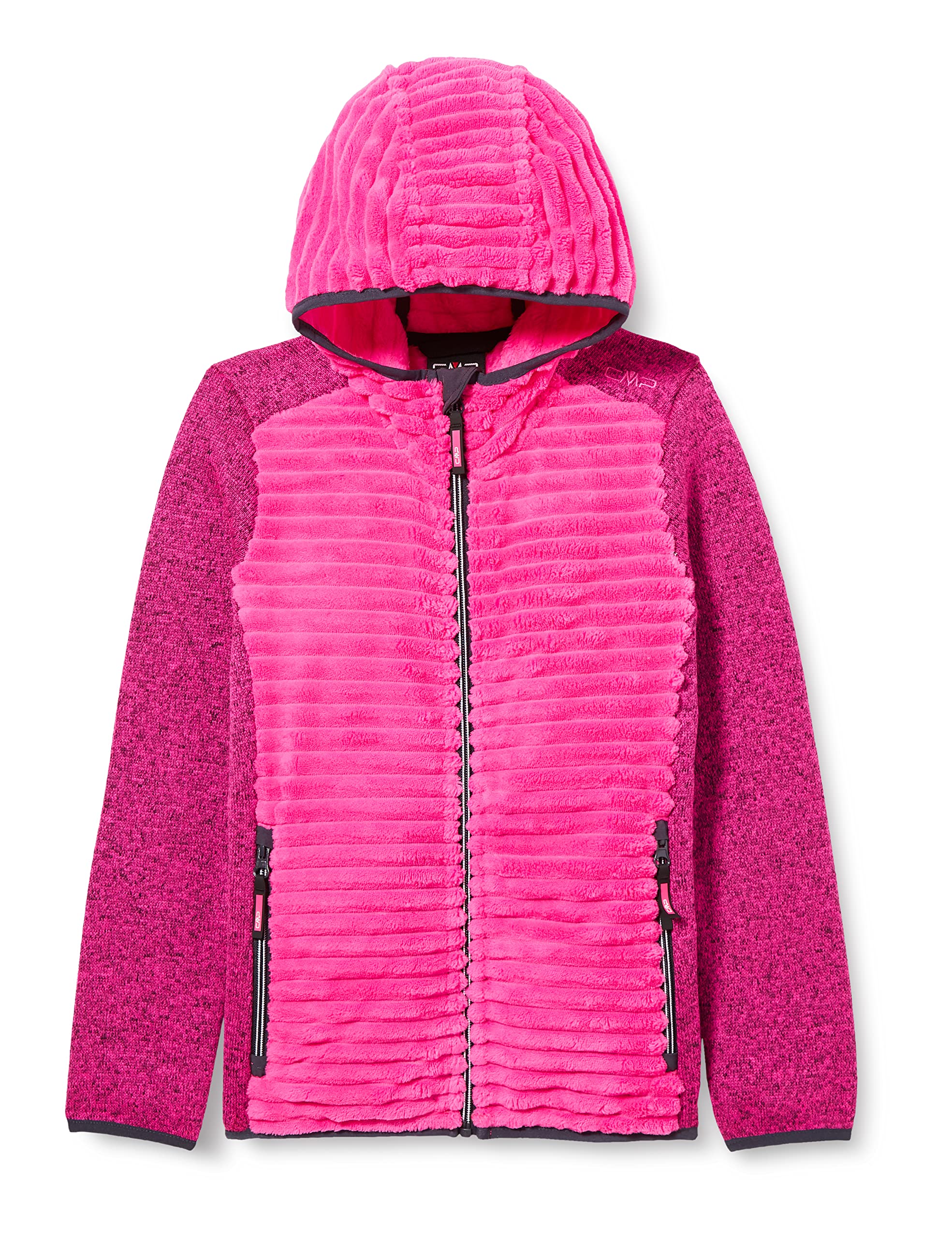 CMP Giacca In Pile Highloft Da Bambini Con Cappuccio Fisso Giacca Unisex - Bambini e ragazzi