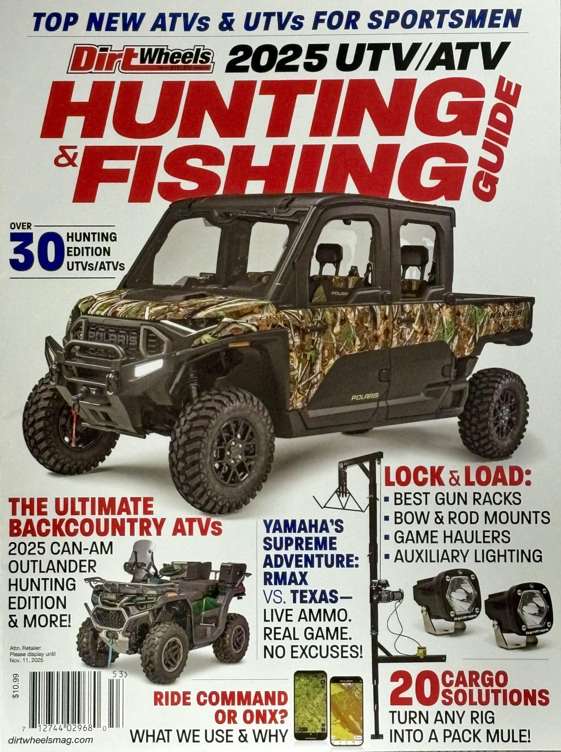 Dirt Wheels 2025 UTV/ATV Hunting & Fishing Guide - Over 30 Hunting Edition UTVs & ATVs