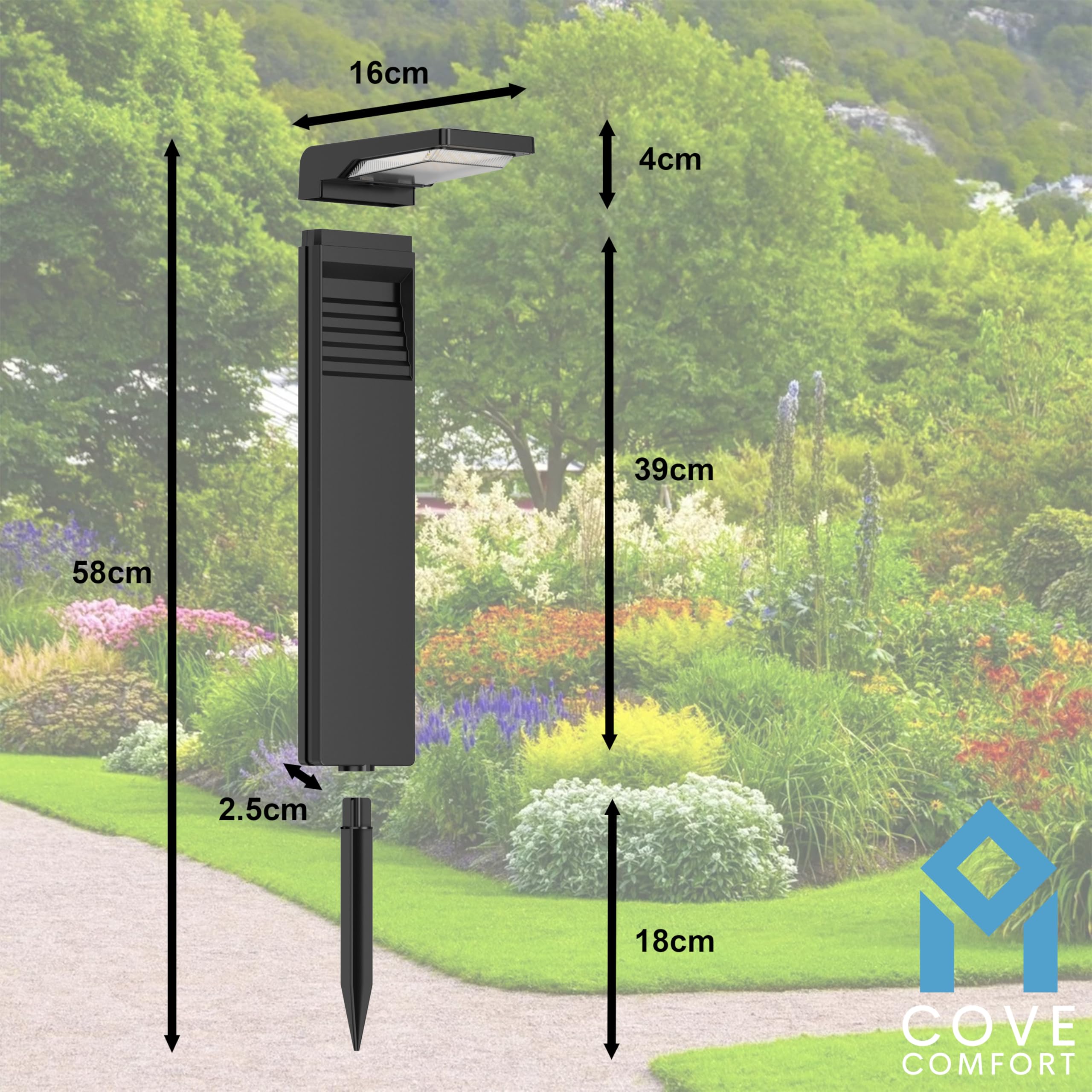 Cove Comfort SolarBar, Solar Garden Pathway Light - Image 3