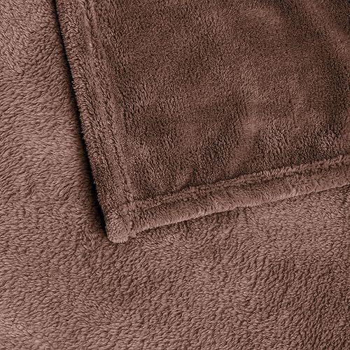 Miniatura 381 de BEDELITE Fleece Blanket White Throw Blanket for Couch & Bed, Luxury Plush Cozy Fuzzy Blanket 50" x 60", Super Soft Warm Lightweight Throw Blanket