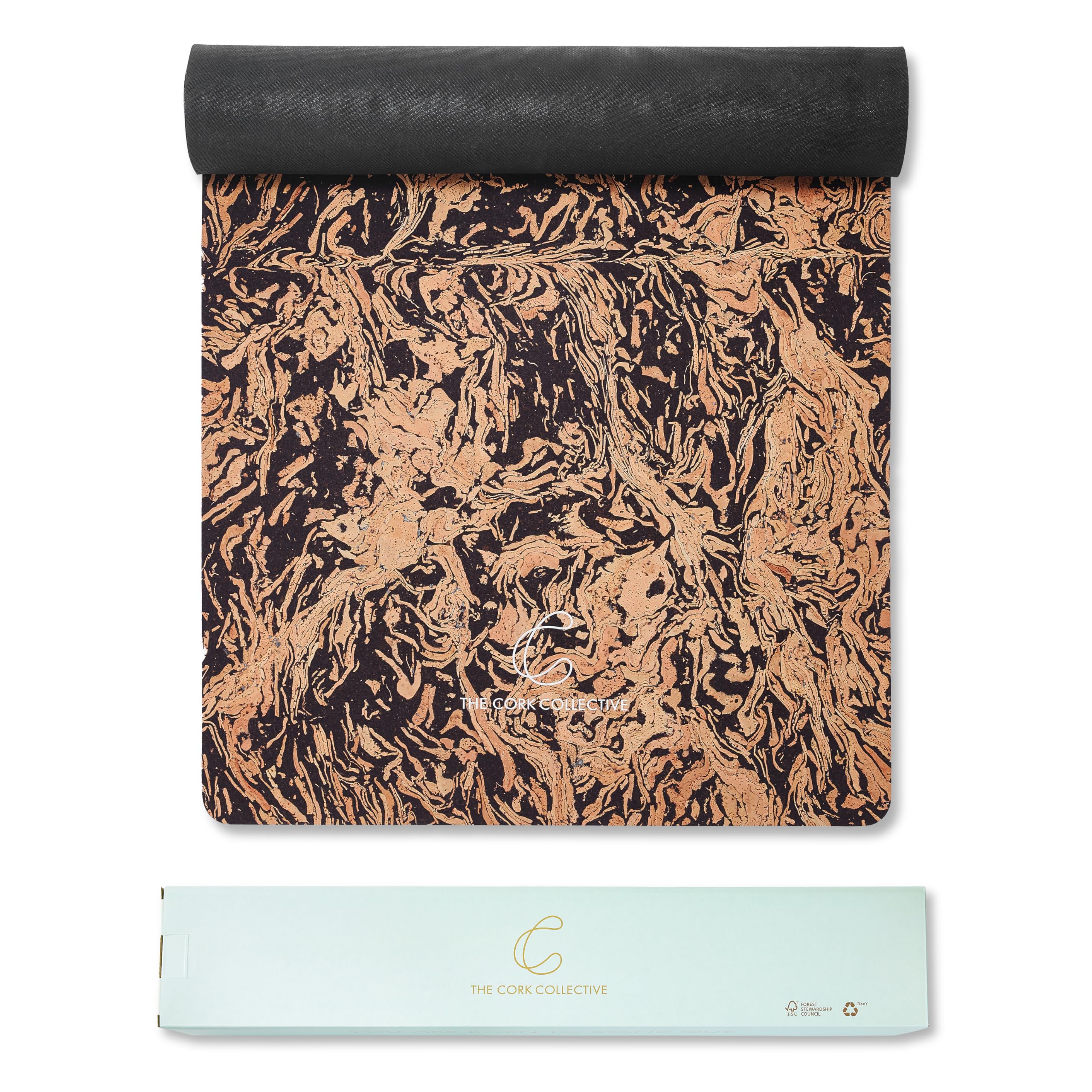 CorkTec Non Toxic Non Slip Thick Cork Yoga Mat with Eco-Friendly Organic/Vegan Cork, Pilates Mat, Hot Yoga Mat, Bikram, Great Men/Women/Kid Yoga Mat, Chemical Free 4MM 72” x 24” The Cork Collective