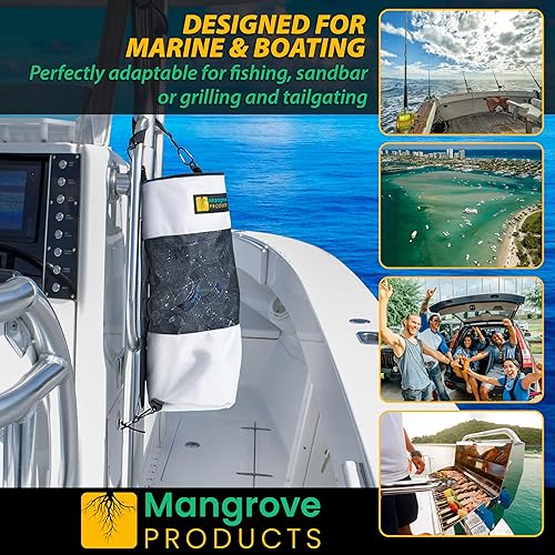 Miniatura 2 de Bote de basura portátil para barco, bolsa de basura reutilizable, equipo de navegación, almacenamiento de barcos, accesorios para barcos, accesorios