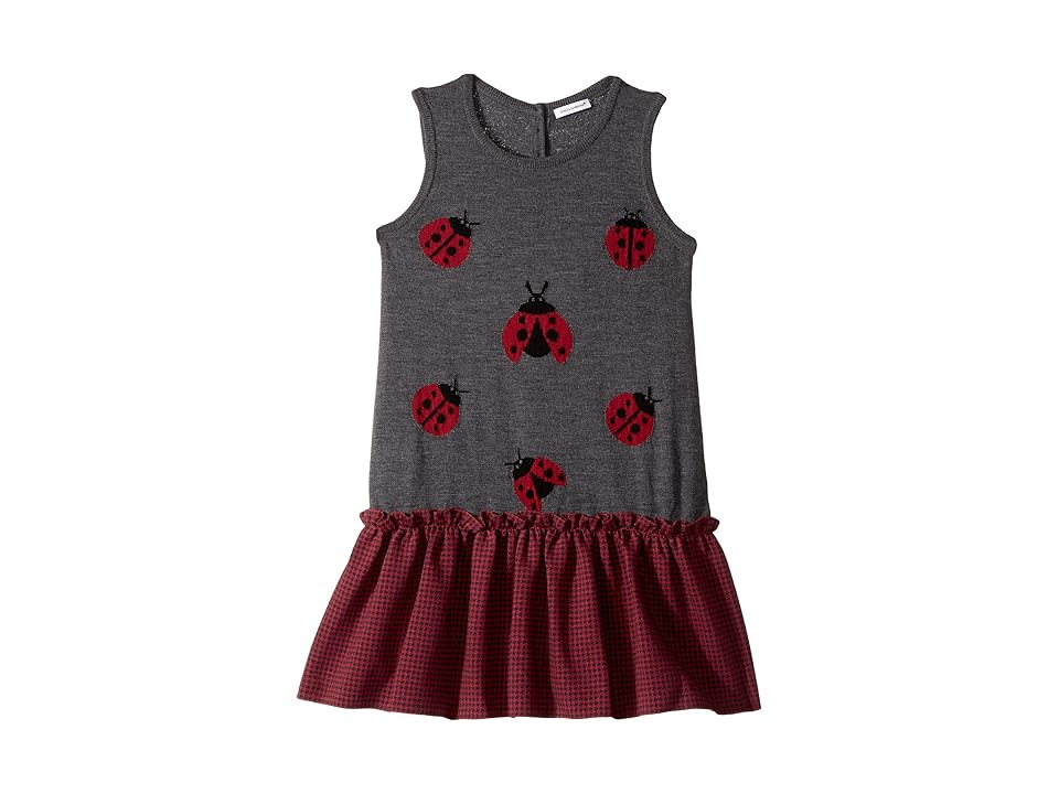 

Dolce & Gabbana Kids Back to School Lady Bug Dress (Big Kids) (Grey) Girl's Dress