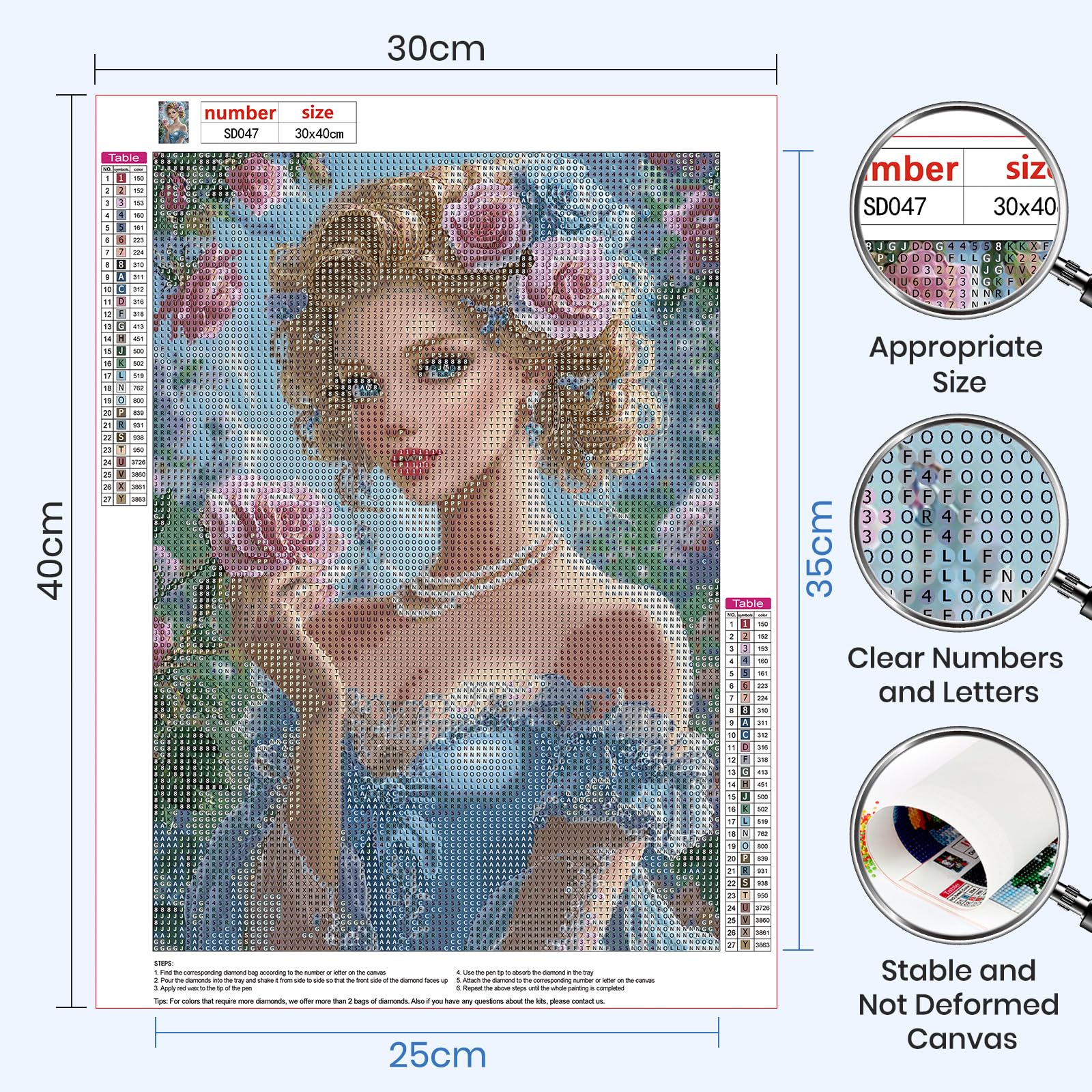 5D Diamond Painting Animal Diamond Painting Kit Complet, MéDuse Diamond Painting Adulte Enfant DIY Carré Cristal Strass Point De Croix Broderie Diamant Kit Complet, Décoration Intérieur 40x50cm 2-4