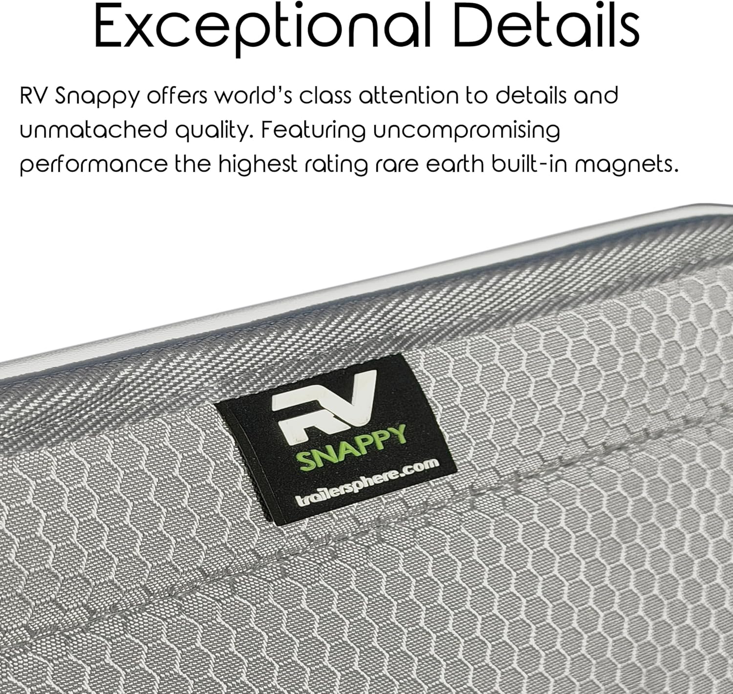 Foldable Magnetic Insulated, UV Rays Protection, Blackout RV Vent Cover for MaxxAir Fan, Fantastic Fan, RV Vent 16.5x16.5 Inch (Arctic Gray)