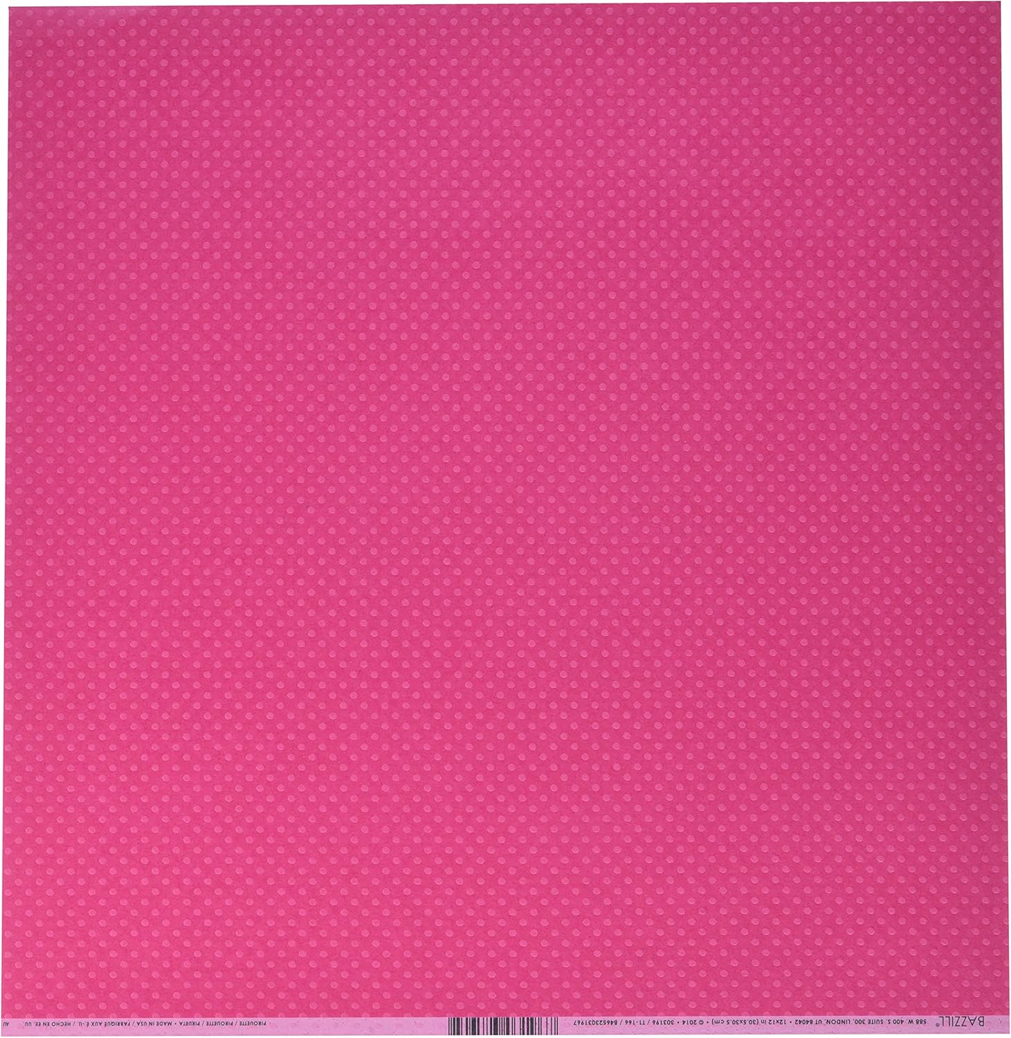 Bazzill Basics Paper 25 Scrapbooking Sheets Dotted Pirouette, Pink BigaMart