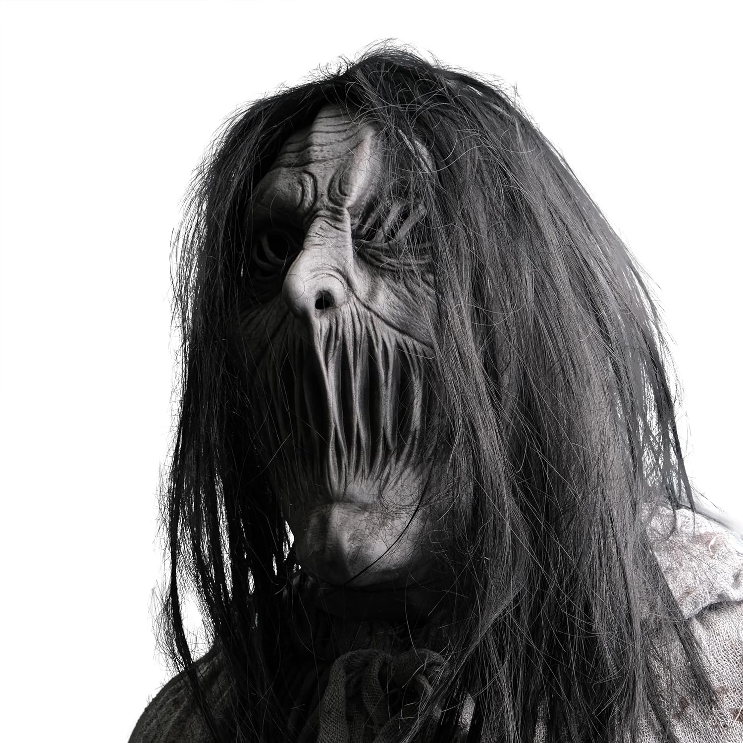 Mouthless scary ghost Halloween mask, zombie demon Creepiest Latex scary mask - Image 4