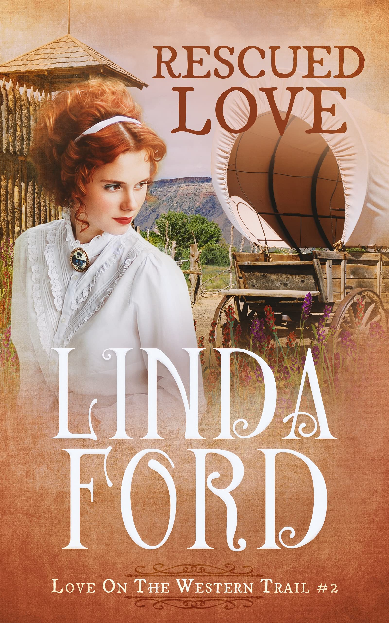 Rescued Love: Love on the Western Trail (Wagon Train Romance Book 6)