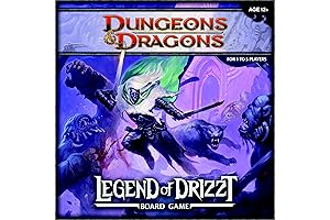 Adventure Challenge Family Edition Board Game Inspired by D&D Legends of Drizzt