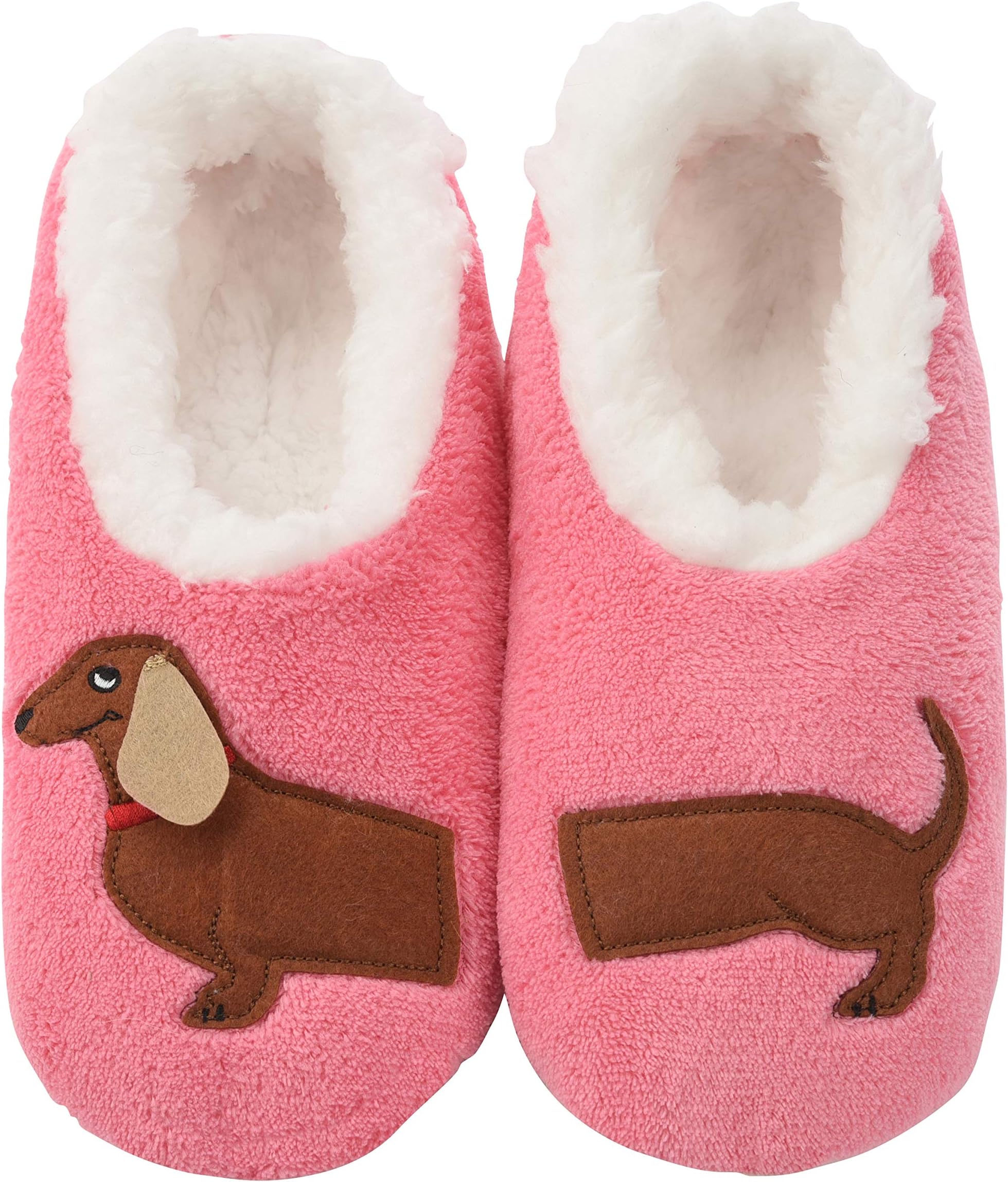 Snoozies Pairable Dog Slipper Socks for Women