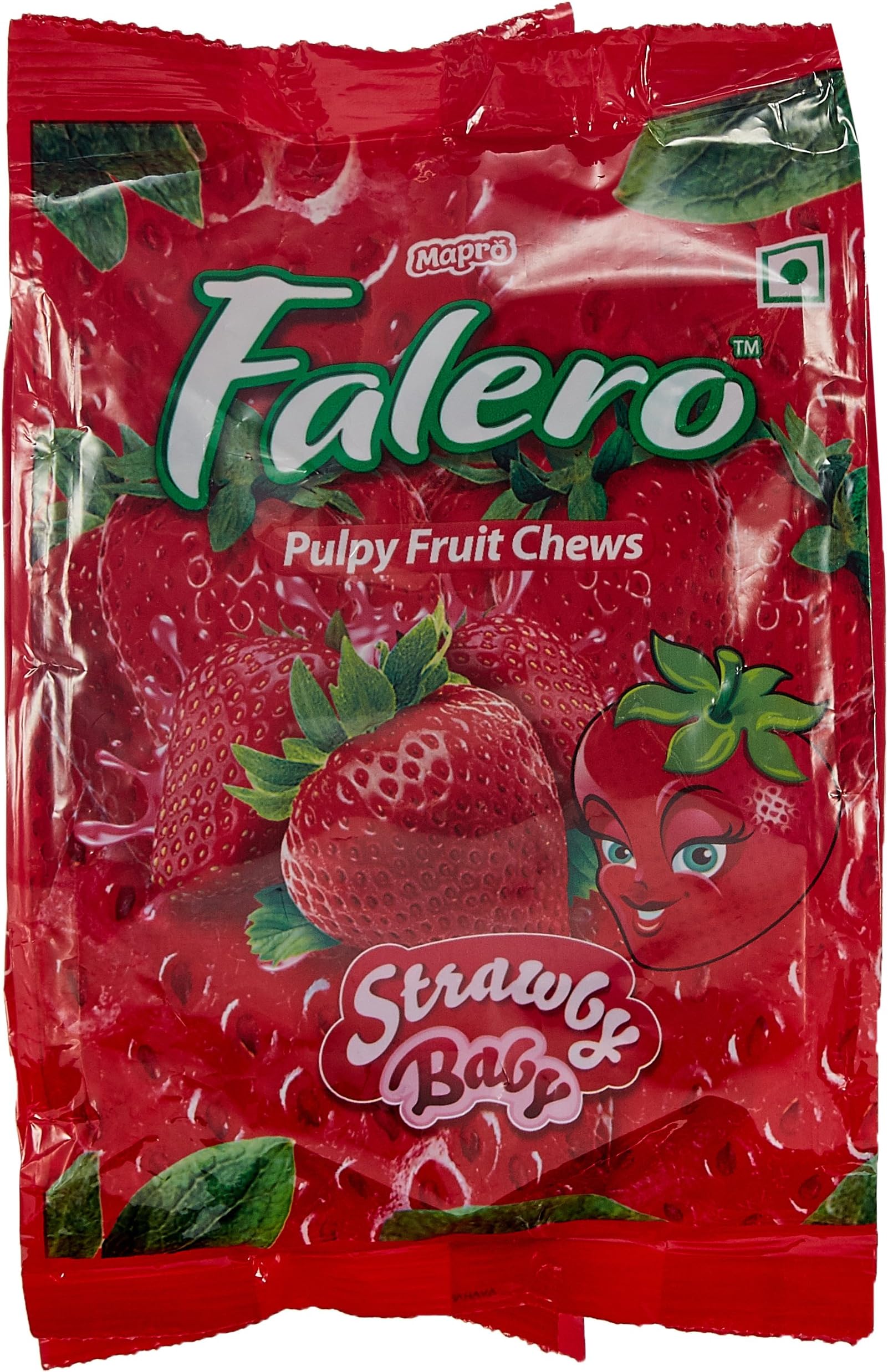 Mapro Strawberry Falero Pulpy Fruit Chews 175gm