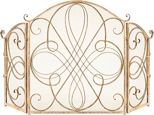 Vista 22 de Best Choice Products - Protector de pantalla de seguridad contra chispas para chimenea de 3 paneles