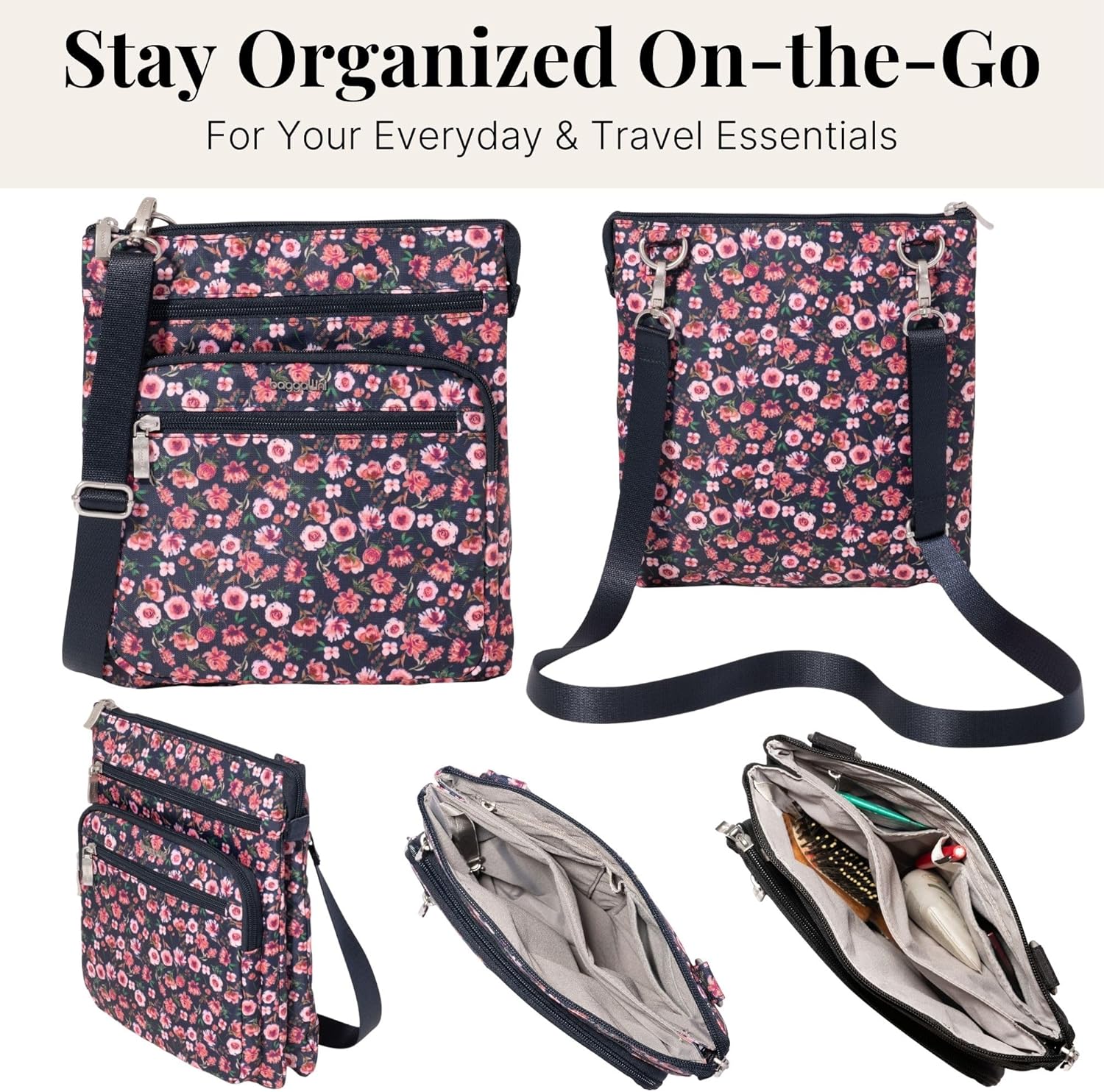 Baggallini womens Out and About Crossbody - Image 6