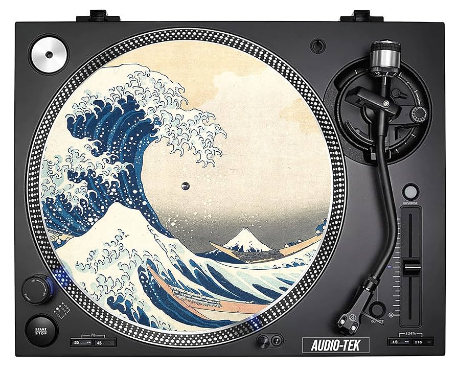 Amazon | DJ Slipmat Great Wave Of Kanagawa スリップマット