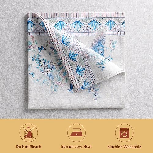 Miniatura 8 de Maison d' Hermine Servilletas de tela 100% algodón peinado de alta calidad, decorativas, lavables, juego de 4 servilletas para el hogar, cocina