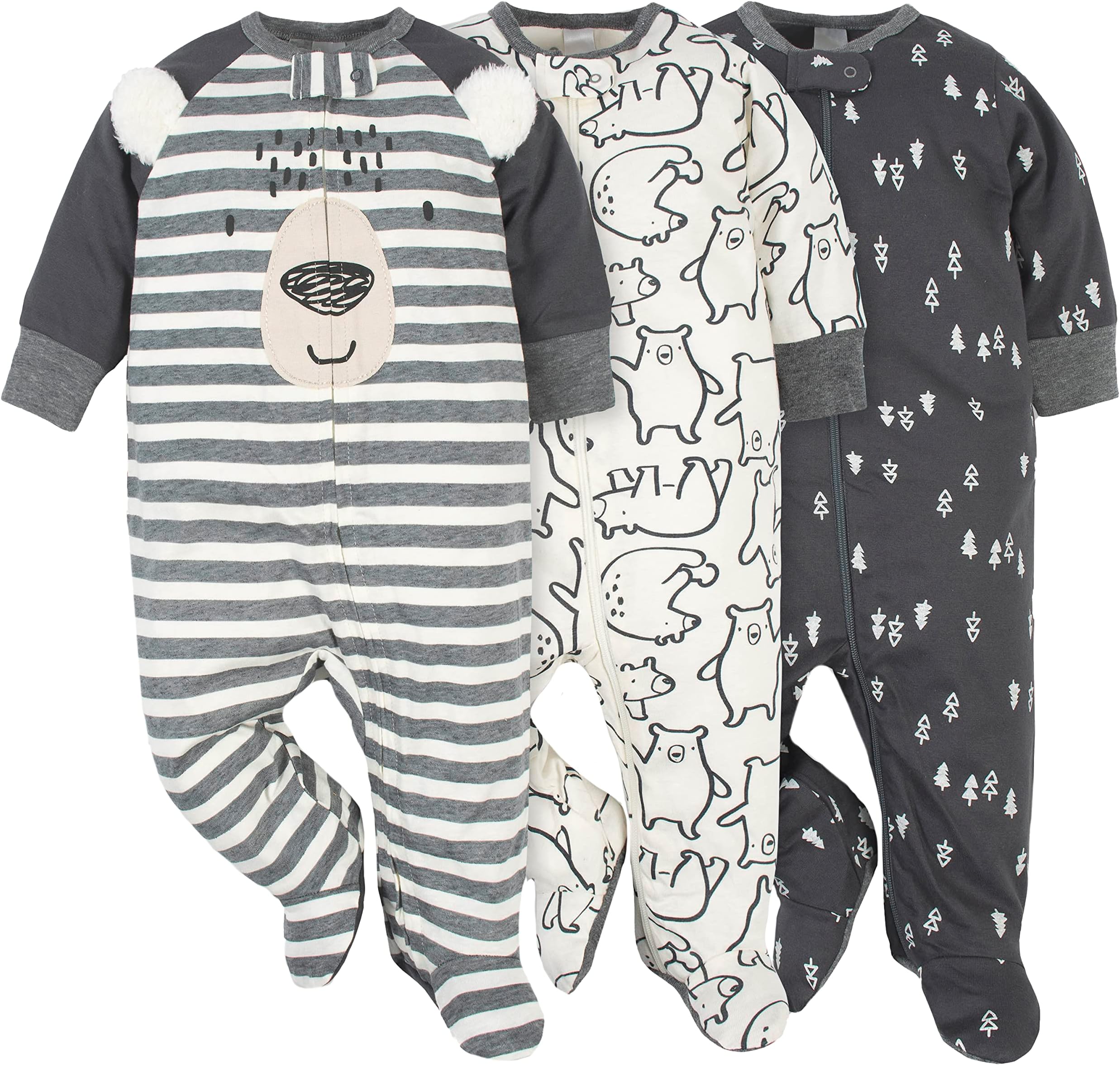 Gerber baby-boys 3-pack Sleep 'N Play