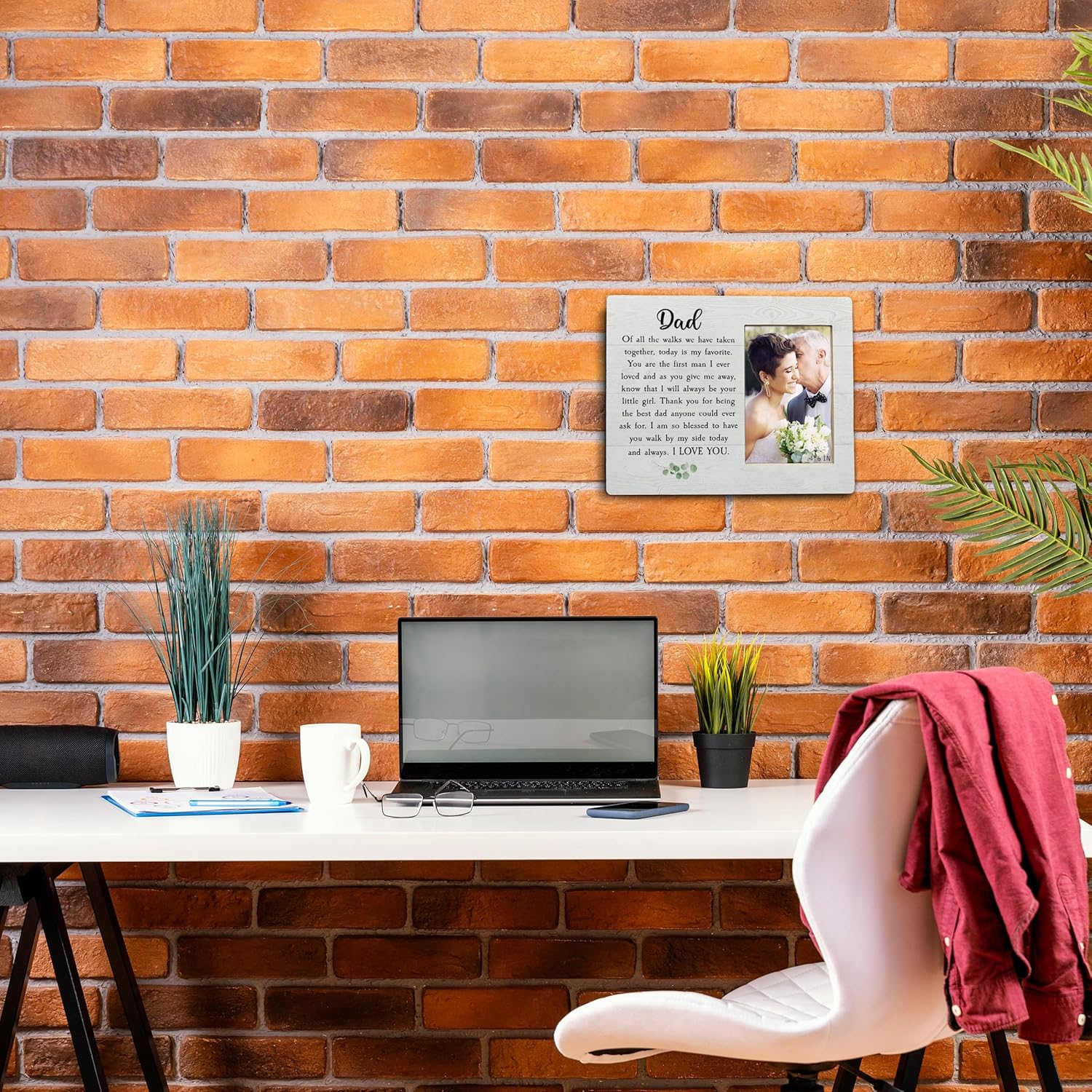 Father of the Bride 4x6 Picture Frame - Perfect Gifts from Daughter & Bride for Wedding Day - Image 5