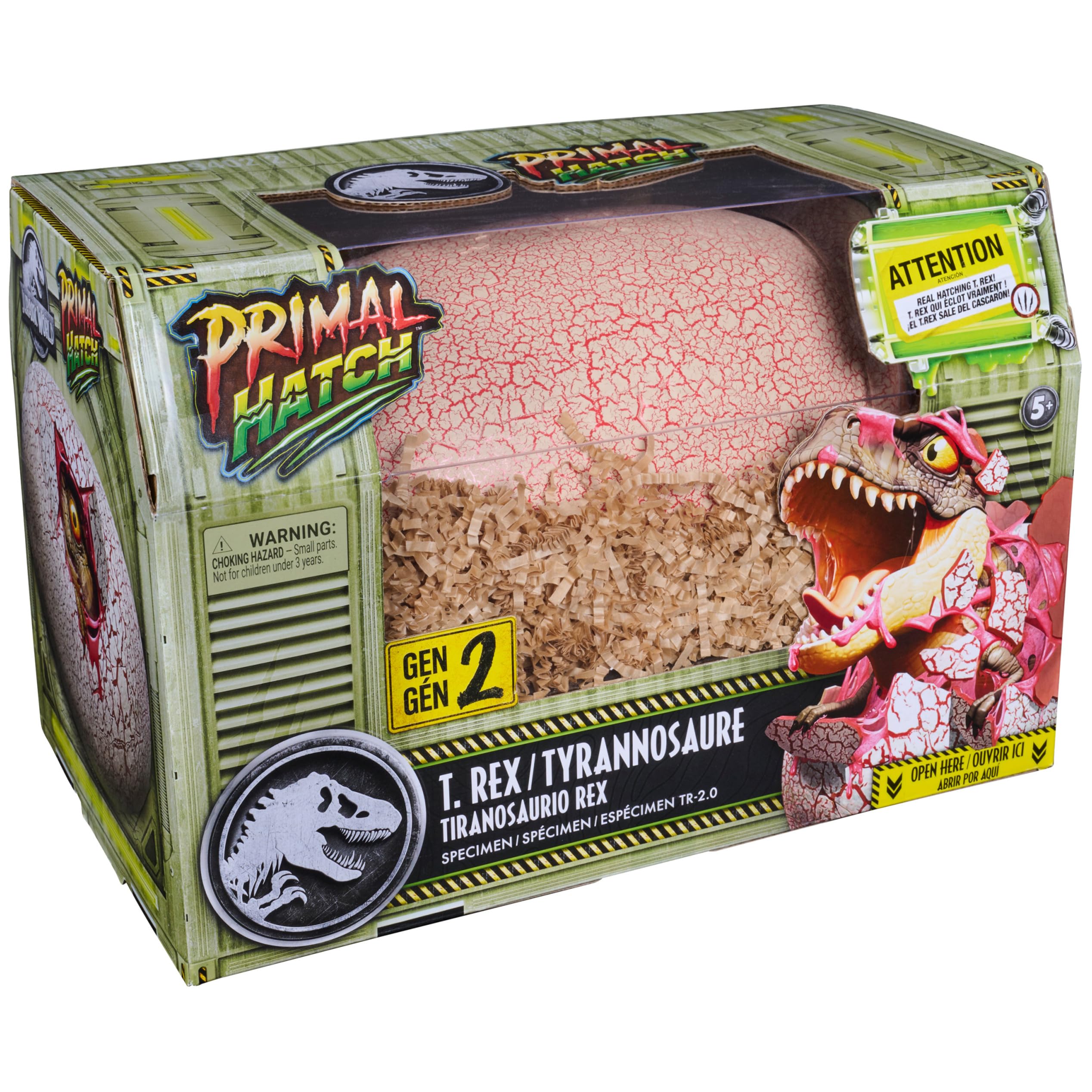 Primal Hatch T-Rex Dinosaur Egg - Interactive Toy -9
