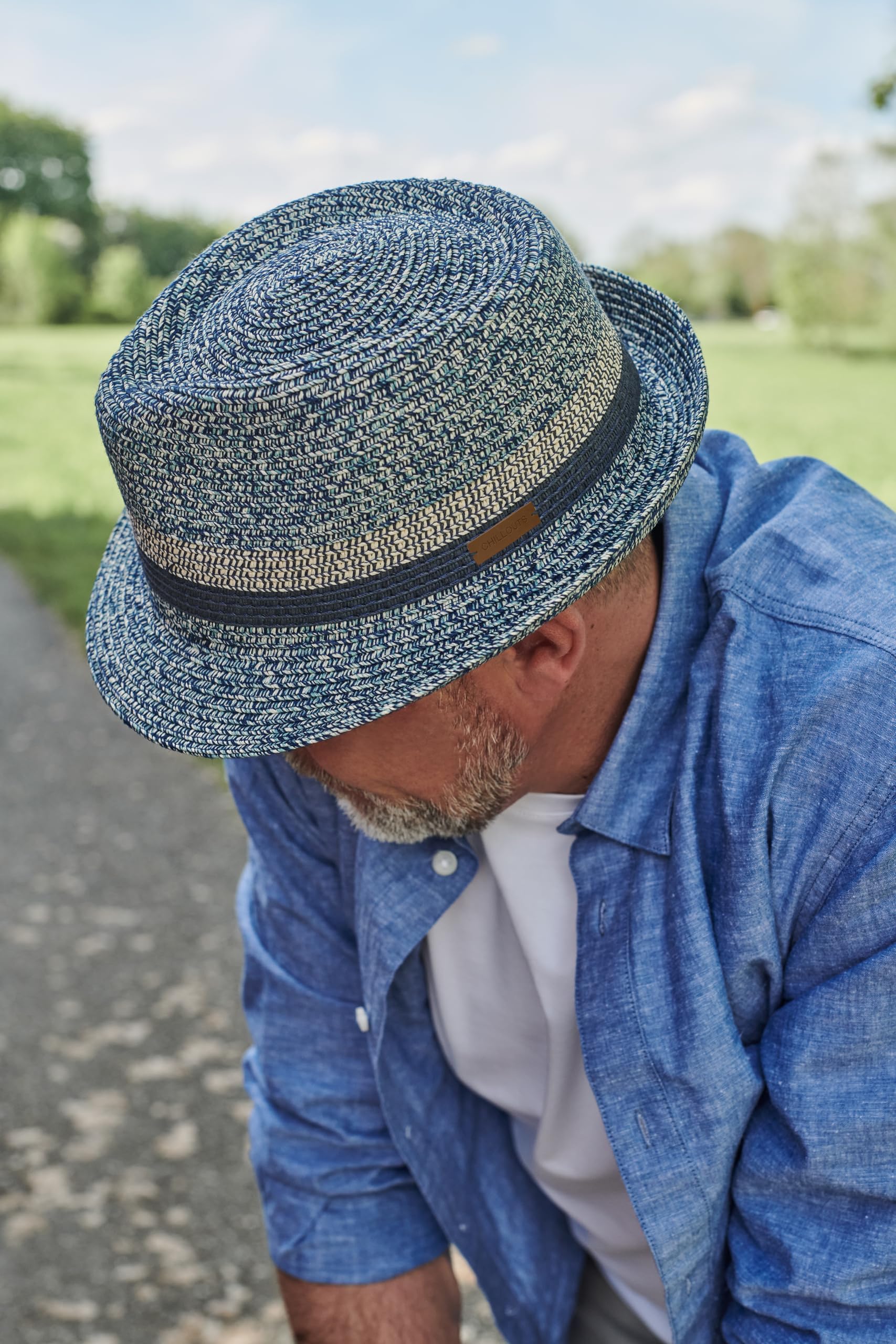 CHILLOUTS Cappello di Paglia Dairut Trilby da Sole Cappelli Spiaggia